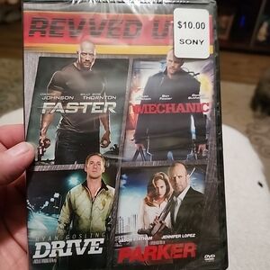 Drive / Parker / Faster / The Mechanic (DVD) Reved Up Set Dwayne Johnson Gosling